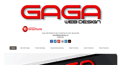 Desktop Screenshot of gagawebdesign.com