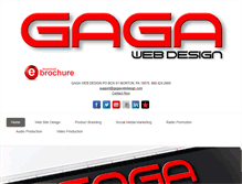 Tablet Screenshot of gagawebdesign.com